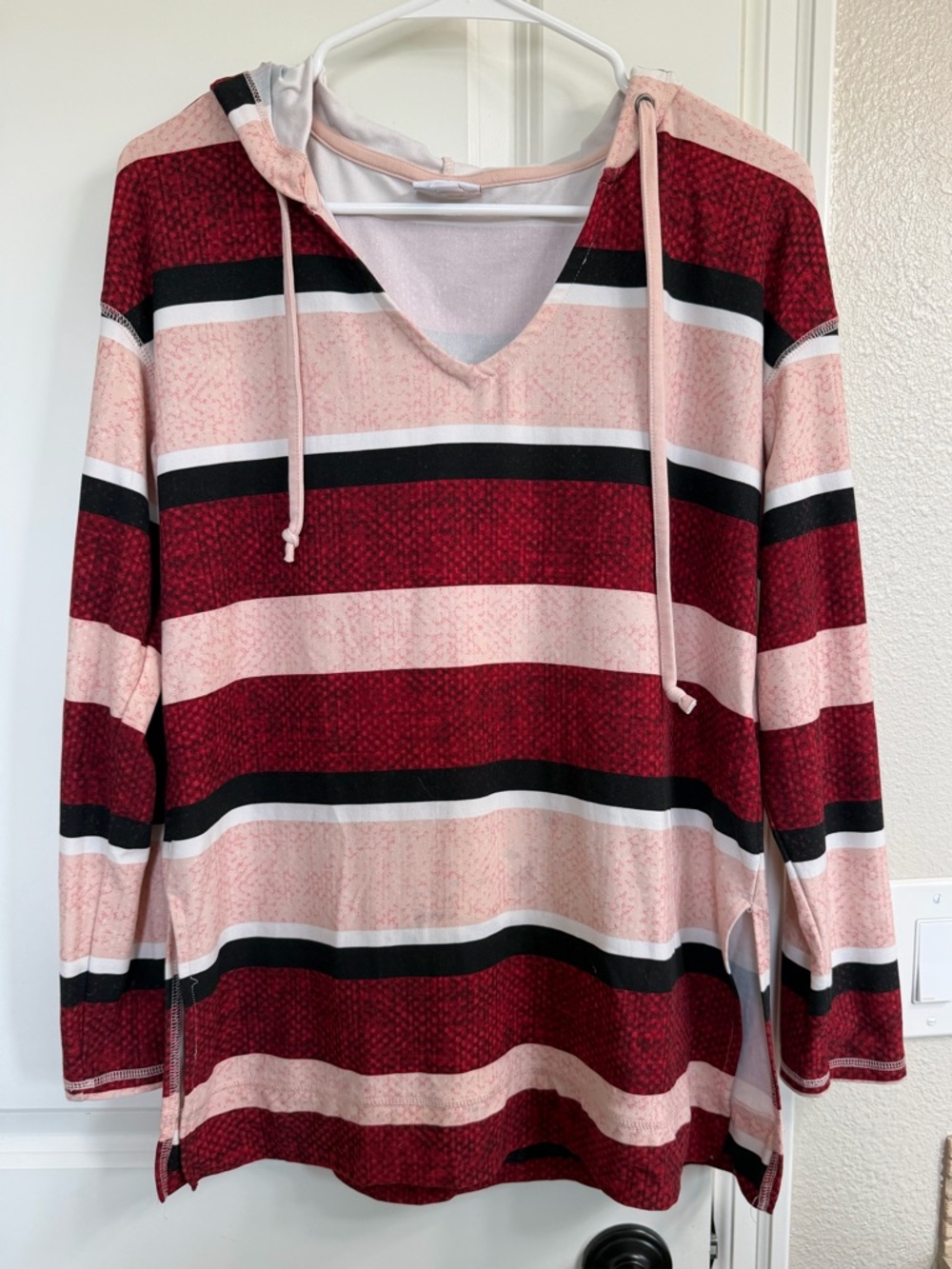 LuLaRoe Pastel Pink Trim Top